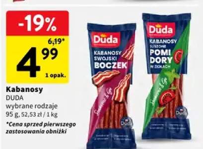 Kabanosy buszu pomidory