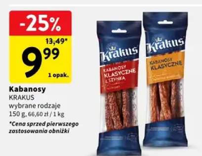 Kabanosy kabanosowe klasyczne