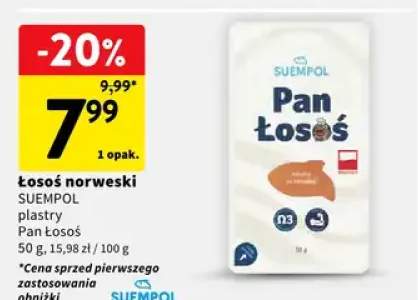 Łosoś norweski plastry Pan Łosoś