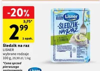 Śledź na raz wybrane rodzaje