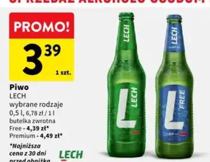 Piwo butelka zwrotna Free / Premium