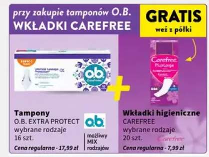Tampony O.B. Extra Protect wybrane rodzaje