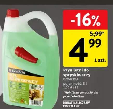 Płyn letni do spryskiwaczy pojemność: 5 l