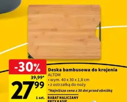 Deska bambusowa do krojenia