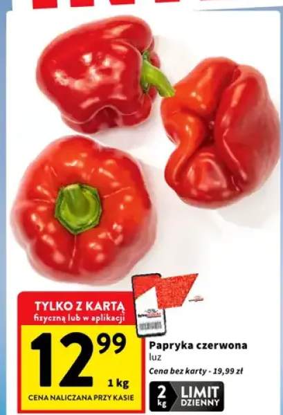 Papryka czerwona luz