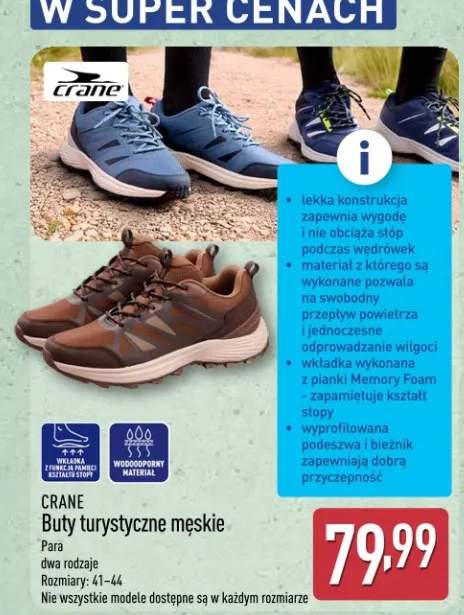 Buty turystyczne męskie