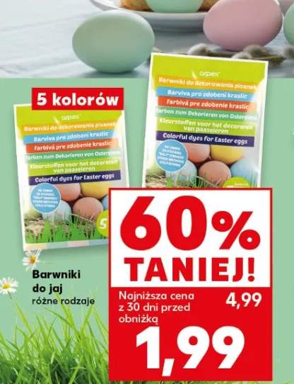 Barwniki do jaj różne rodzaje