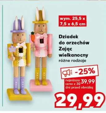Dziadek do orzechów Zając wielkanocny, różne rodzaje