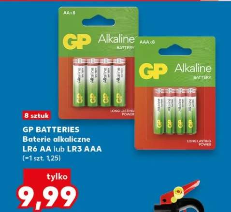 Baterie alkaliczne LR6 AA lub LR3 AAA