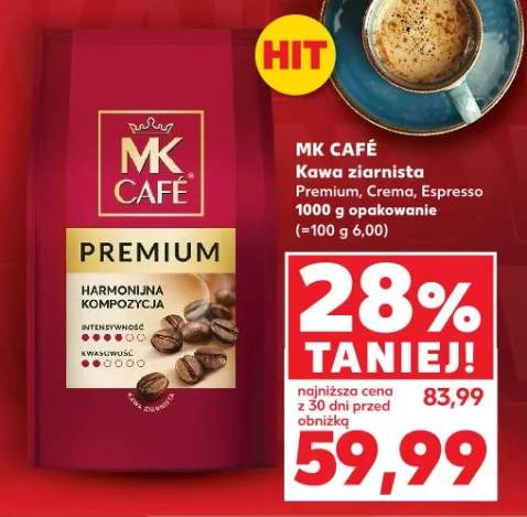 Kawa ziarnista Premium, Crema, Espresso