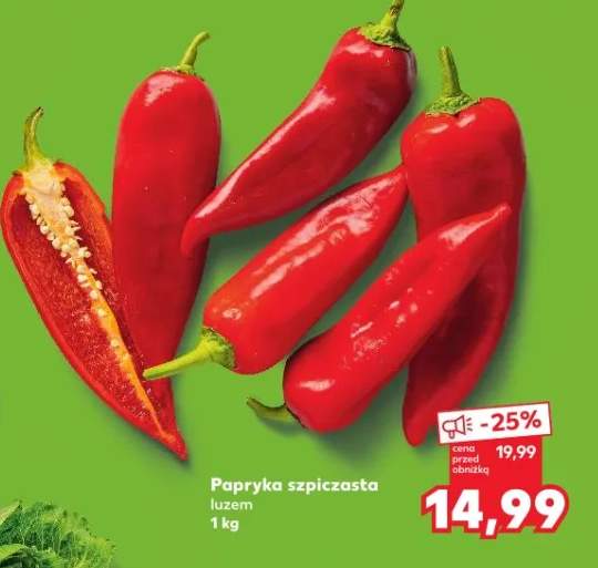 Papryka szpiczasta luzem