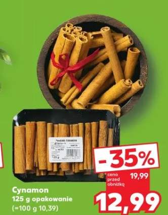 Cynamon w opakowaniu