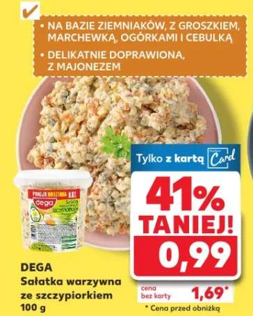 Sałatka warzywna ze szczypiórkiem