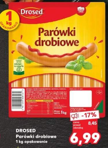 Parówki drobiowe