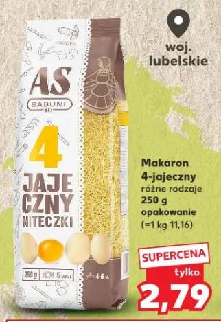 Makaron 4-jajeczny różne rodzaje