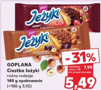 Ciastka Jeżyki różne rodzaje