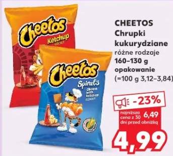 Chrupki kukurydziane różne rodzaje