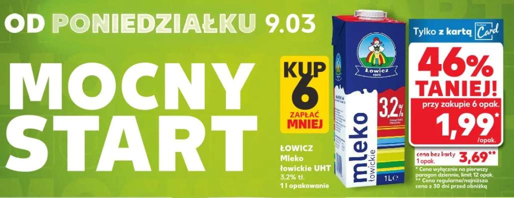 Mleko łowickie UHT 3,2%