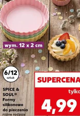 Formy silikonowe do pieczenia różne rodzaje, wym. 7 x 3 cm