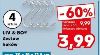 Zestaw haków, wym. 30 x 19 x 12,5 cm