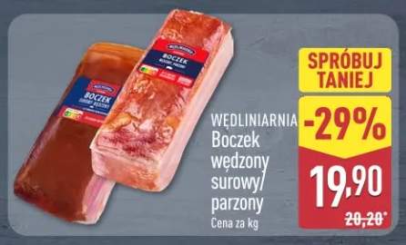 Boczek wędzony surowy/parzony
