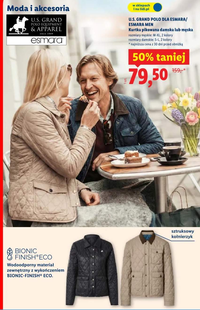 Kurtka pikowana damska lub męska