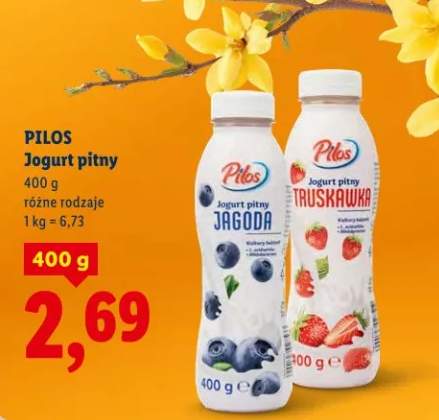 Jogurt pitny różne rodzaje