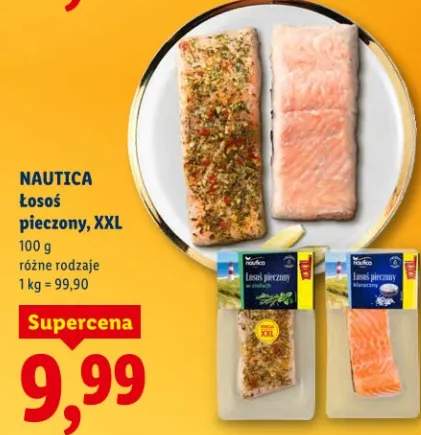 Łosoś pieczony, XXL różne rodzaje