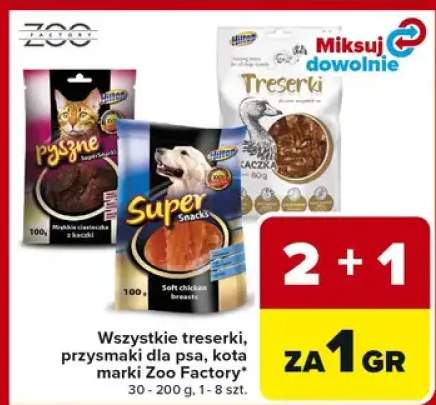 Wszystkie treserki, przysmaki dla psa, kota marki Zoo Factory