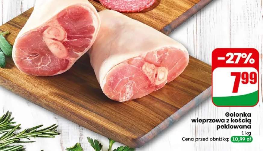 Golonka wieprzowa z kością peklowana