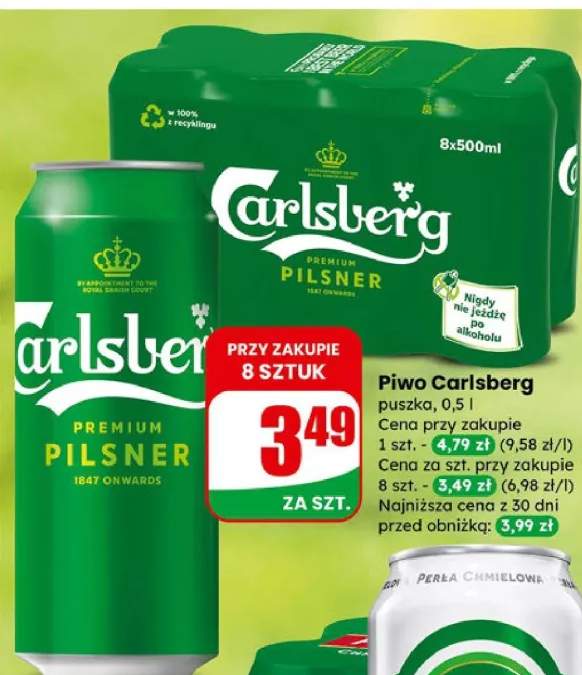 Piwo Carlsberg puszka