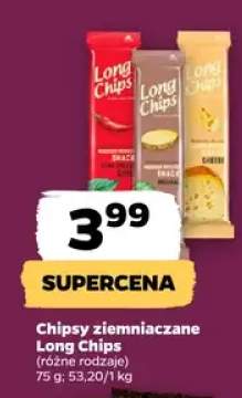 Chipsy ziemniaczane long chips (różne rodzaje)