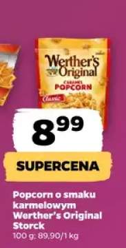 Popcorn o smaku karmelowym werther's original storck