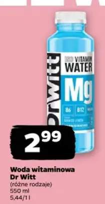 Woda witaminowa Dr Witt różne rodzaje