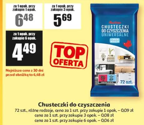 chusteczki do czyszczenia