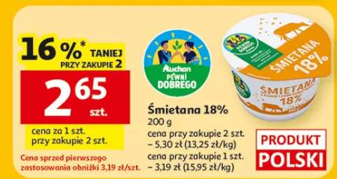 Śmietana 18%