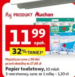 Papier toaletowy 10 rolek 3-warstwowy