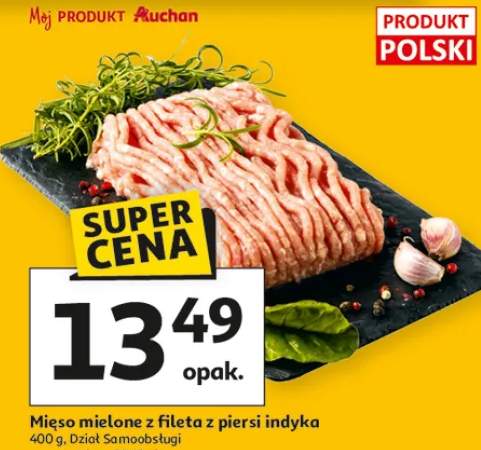 Mięso mielone z fileta z piersi indyka