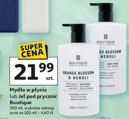 Mydło w płynie lub żel pod prysznic Boutique