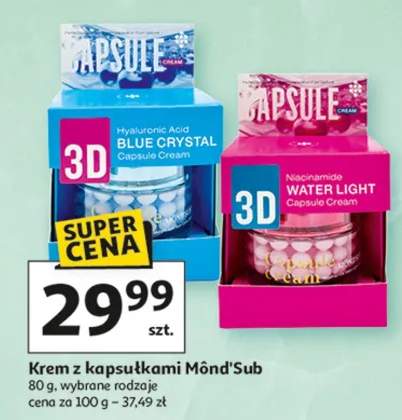 Krem z kapsułkami Mond'Sub