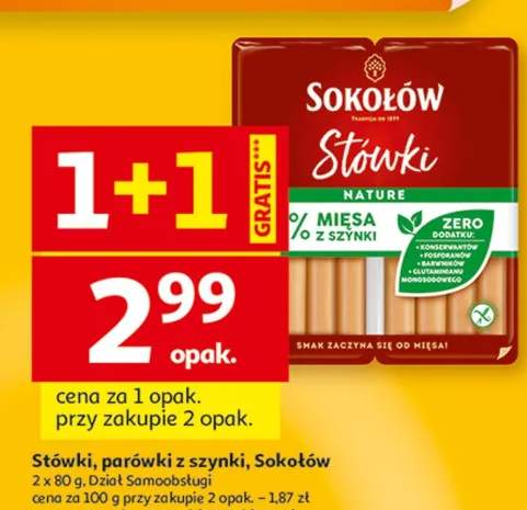 Stówki, parówki z szynki