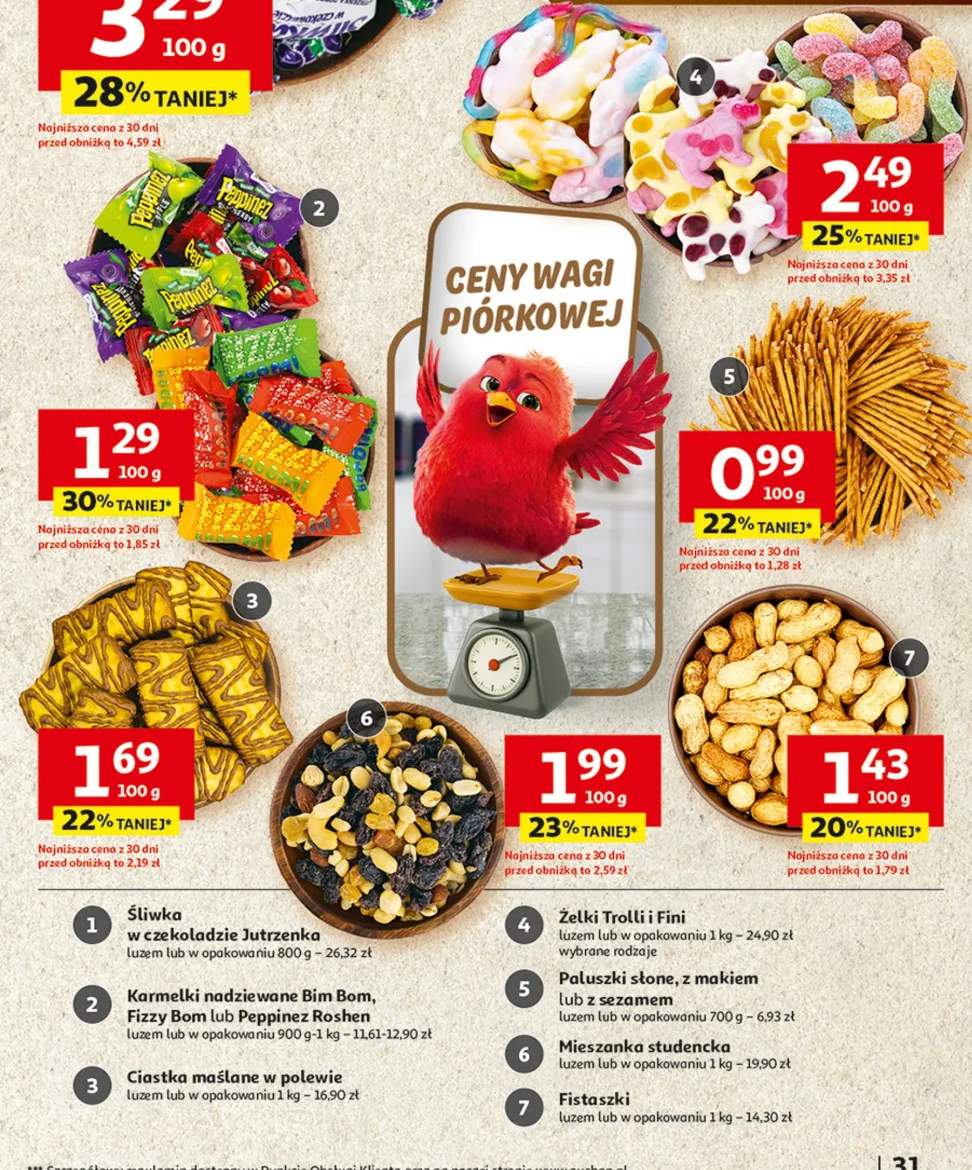 Mieszanka studencka luzem lub w opakowaniu