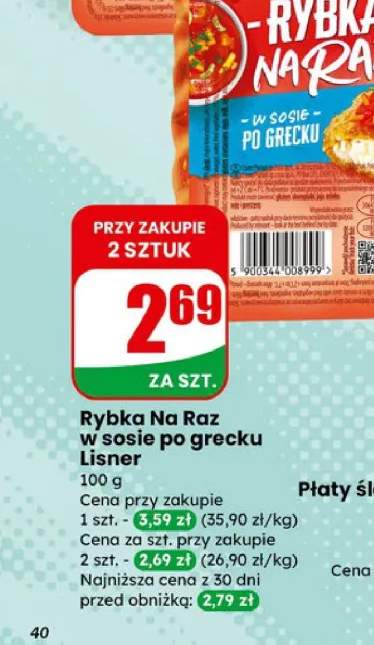 Rybka na raz w sosie po grecku