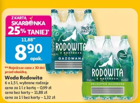 Woda Rodowita gazowana