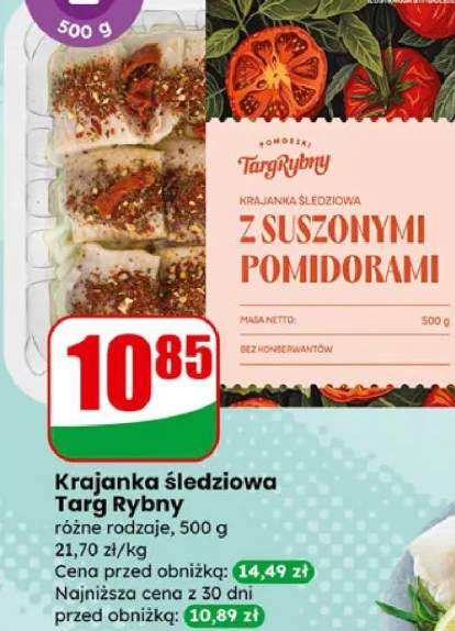 Krajanka śledziowa z suszonymi pomidorami