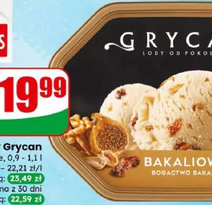 Lody bakaliowe bogactwo bakalii różne rodzaje