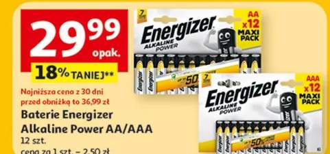 Baterie Energizer Alkaline Power AA/AAA