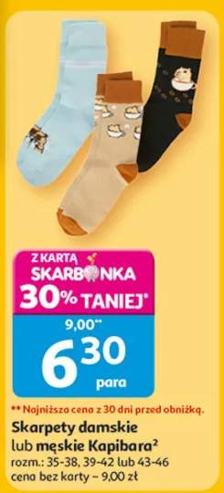 Skarpety damskie lub męskie Kapibara