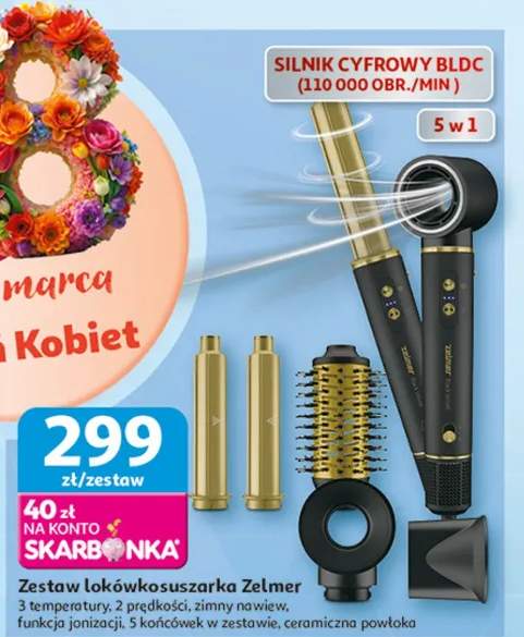 Zestaw lokówkosuszarka Zelmer