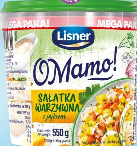 Sałatka warzywna z jajkiem